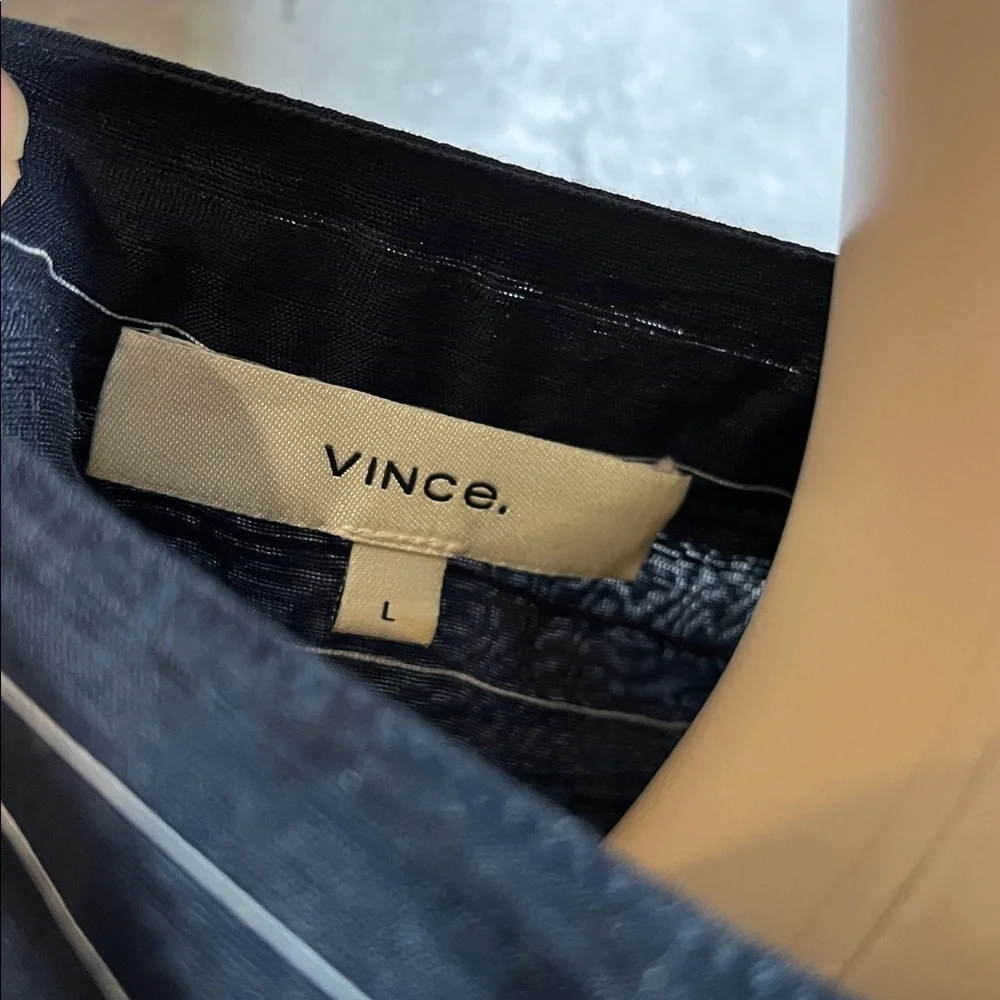 Vince drapey stripe shirtdress - Picture 8 of 12